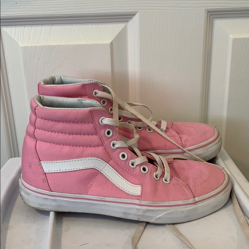 Bubble gum pink vans